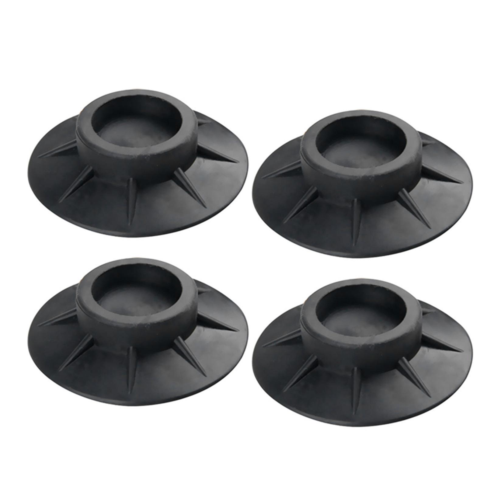 

4pcs Washing Machine Shock Proof Pads Rubber Feet Protector Pads PU Sound-absorbing Pad Anti-slip Mat Universal Furniture Mat