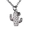 Clover Mushroom Leaf Nature Pendant Antique Bronze Metal Bridal Collar Necklace Fashion Gift