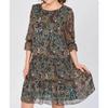 Women's Fashion Casual Print Dress Fashion Western Dress