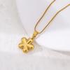Hip-hop Personalized Rotatable Pendant Stainless Steel Plated 18K Gold Snake Chain Necklaces for Women