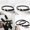 Chic Women's Unique Minimalist Metal Pin Buckle Waist Belt For Trendy Looks