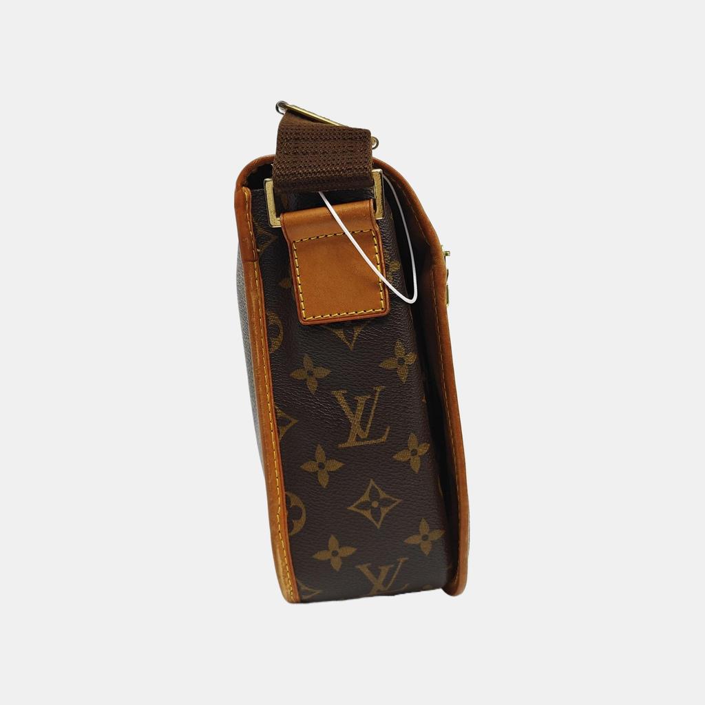 [Pre-Owned] Bosphore Small Brown Coated Canvas Monogram Crossbody Bag - Good #1OYWVB7