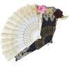 Folding Fan Gothics Lolitas Hand Fan Handheld Vintage Fan Party Decors for Women