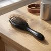 Pet Grooming Brush with Metal Pin Bristles and Comfortable Handle for Effective Hair Removal and Cleaning Suitable for Various Pet Fur Types