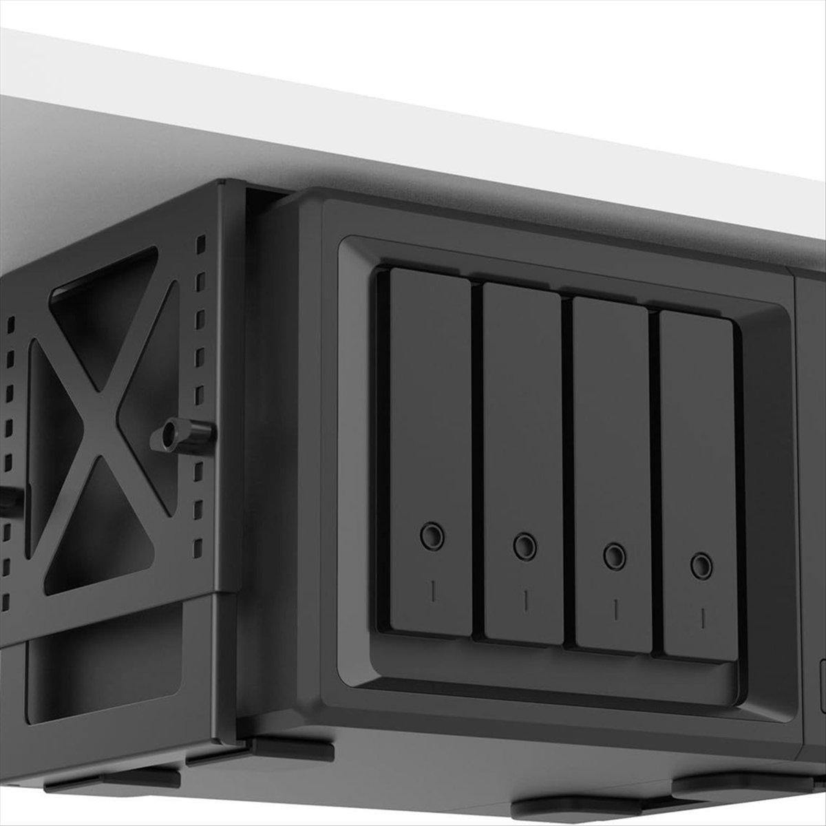 Регулируемый держатель-кронштейн для ПК или NAS под стол, Совместим с NAS, CPU, ИБП, Настольным компьютером малого форм-фактора China Mainland