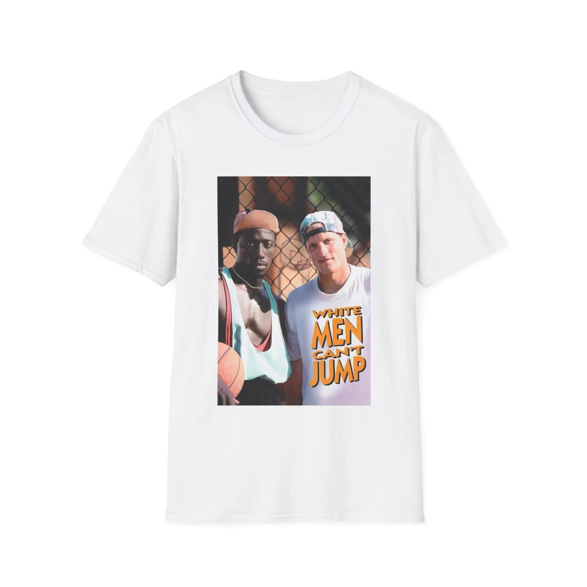 White Men Can T Jump T Shirt Tee Movie Retro Vintage Tee Softstyle S разноцветный
