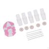 5 Set Miniature Umbrella Model Dollhouse Pink