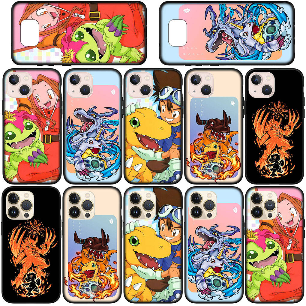 Phone Case for Samsung Galaxy S25 S23 S22 S24 Ultra FE A05 A06 A15 A16 A36 A37 A35 A54 A55 A56 A57 A25 A26 A17 Digital Monster Digimon Adventure Cover