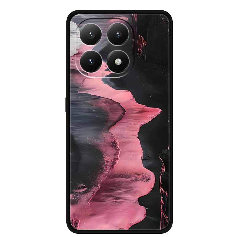 

Case For Xiaomi 15T 5G Soft Silicone Phone Cover Cartoon Funda For Xiaomi 15 T Black TPU Protective Back Anime Lovely Bumper Bag -Xiaomi 15T 5G