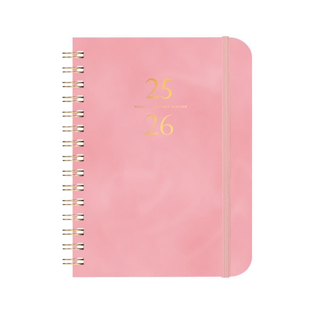 Daily Planner, Hard Cover Calendar Planner With Tabs, Annotated Pages For Student Teachers Academic Weekly And Monthly School Org