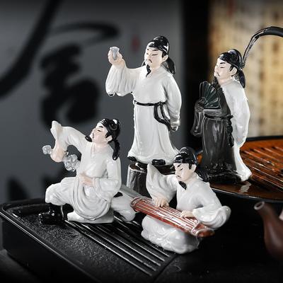 Color-changing Green Lotus Layman Shixian Wine Fairy Tea Pet Ornament Tea Table Tea Table Kung Fu Tea Set Accessories