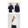 Women S Hooded Short Padded Coat With Faux Fur Collar Casual Warm Winter Jacket