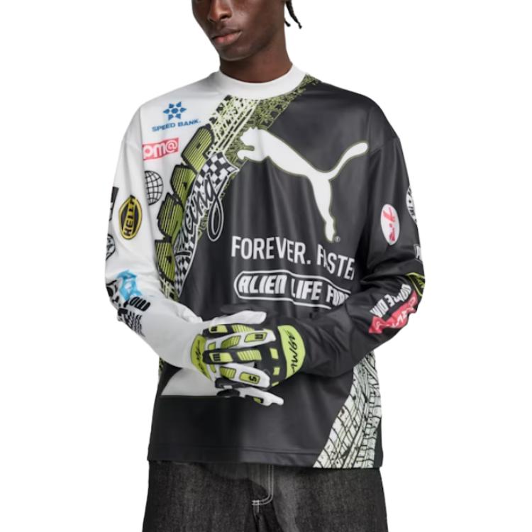 Puma X A$AP ROCKY Tričko s dlouhým rukávem Bílé Unisex Top 631714-02