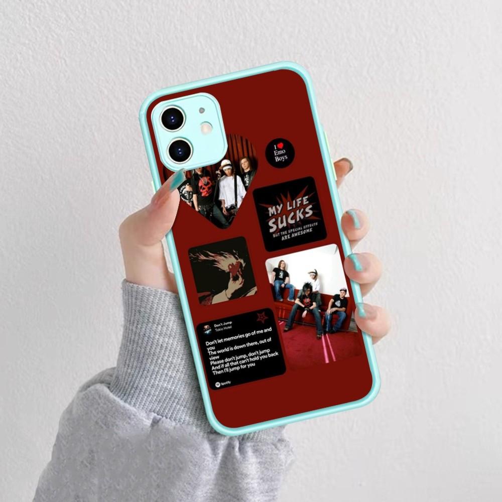 Hot Band T-Tokio H-Hotel Phone Case For IPhone 14 11 12 13 Mini Pro Max 8 7 Plus X XR XS MAX Translucent Matte Cover