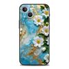 Luxury TPU Soft Phone Case For iPhone 17 Air 16E 16 11 15 14 Pro MAX 12 13 7 8 Plus X XR XS SE 2022 Cover Flower Marble