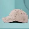 Unisex Washed Perforated Baseball Cap, Baseball Cap, Soft Top Cap, Sun Visor Hat