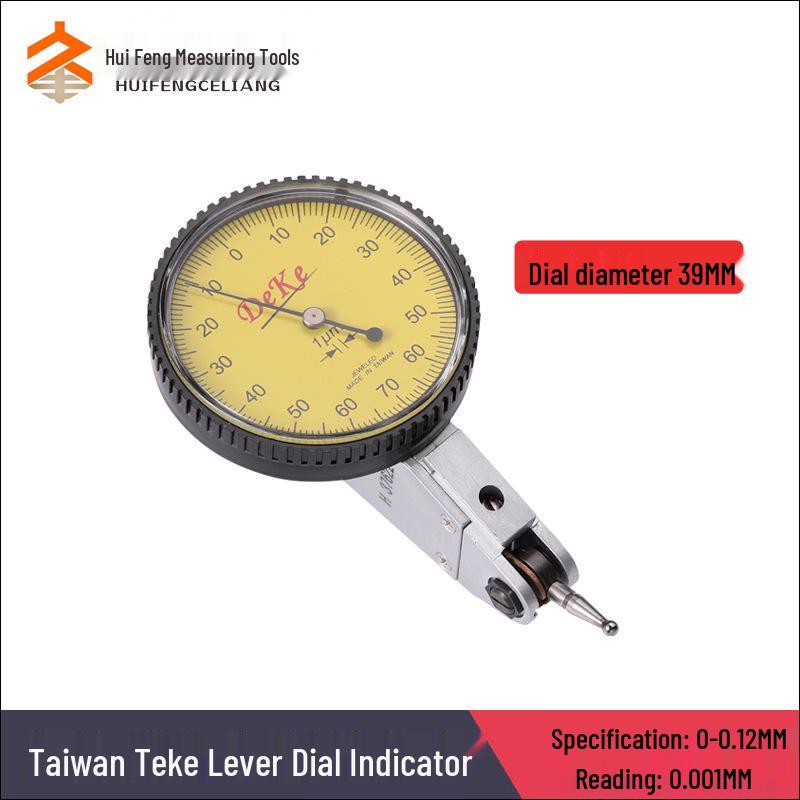 Deke Lever Thousandths Dial Indicator Calibration Gauge - Precision Mechanical Measuring Tool
