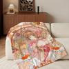 Anime C-Cardcaptor S-Sakura Throw Flannel Throw Blanket, Lightweight Cozy, Durable Washable cute Cool