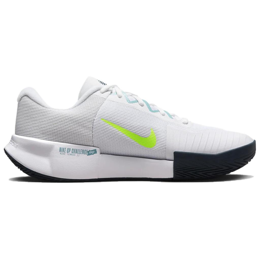 Nike Zoom GP Challenge Pro White Armory Navy Volt Men Sneakers Denim-Turquoise FB3145-103