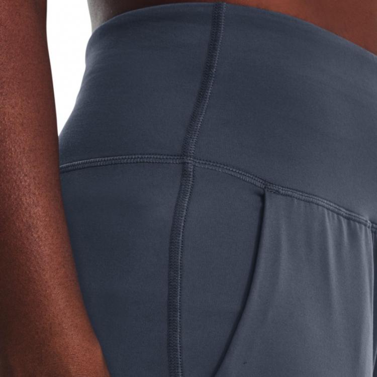 Under Armour UA Meridian Solid Quick-Dry High-Waisted Slim-Fit Knit Sports Pants Women Bottoms Slate-Gray 1371021-044