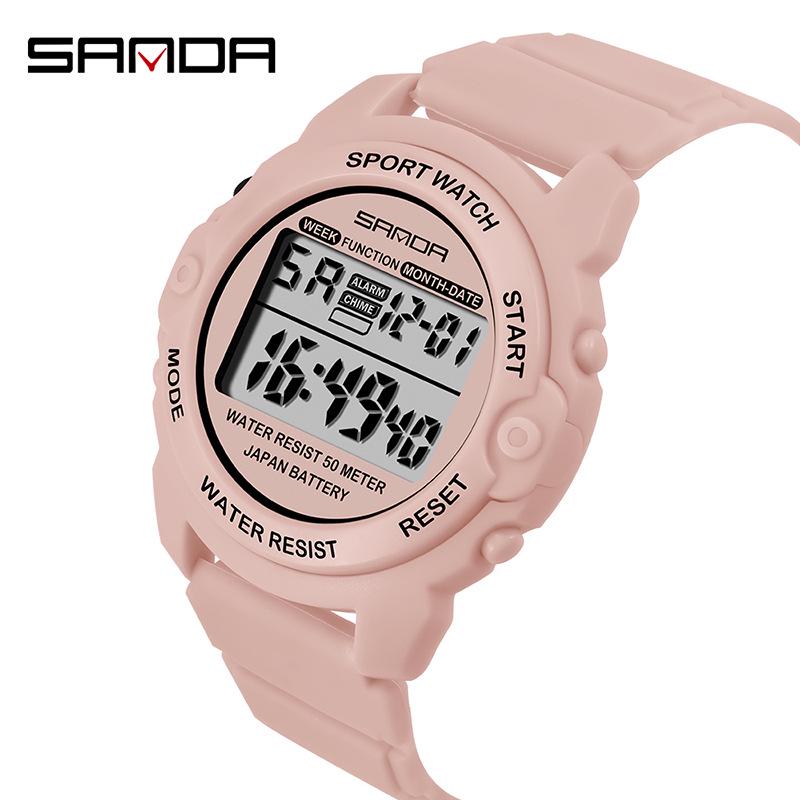 Sanda Men's Waterproof Sport Quartz Watch - Multifunctional & Hot-Selling