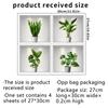DIY Mural Art Livingroom Bedroom 3D Decal Greenery Bonsai Wall Stickers Creative Plants Potted