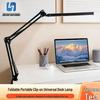 Portable USB LED Desk Lamp with Long Arm, Foldable Design, and Eye-Protection for Reading and Studying