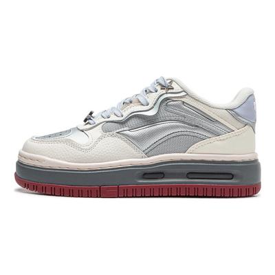 Li Ning Future C1 Duurzame Low-Top Skateschoenen Dames Sneakers Zilver AGCT500-2