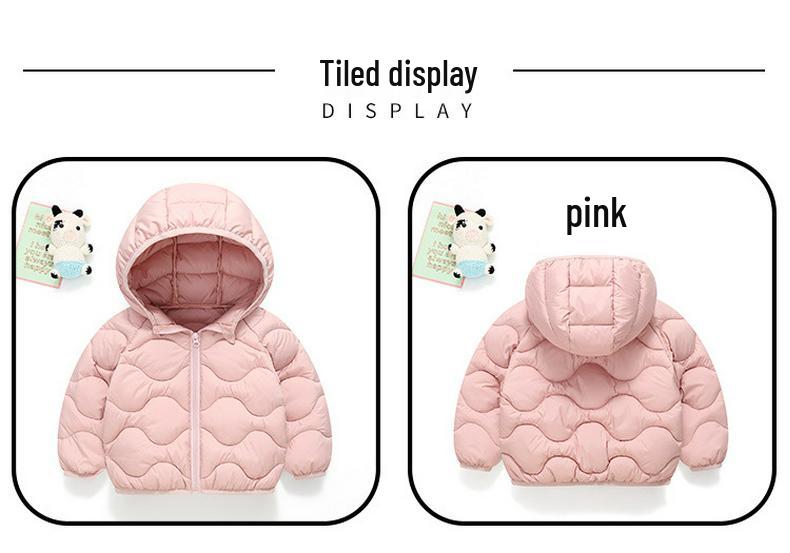 Children's Lightweight Cotton Padded Jacket for Boys & Girls - Warm Outerwear for Toddlers, Young, & Older Kids.