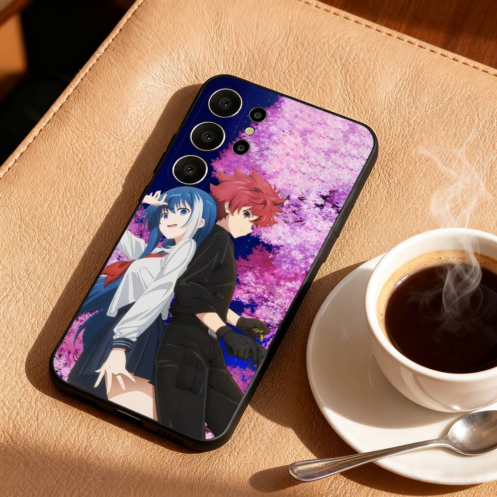 

Night S-Sakuras Big Operation Phone Case For Samsung S26,S25,24,23,22,30,21,10,9,Ultra,Plus,Lite,FE Soft Black Case Samsung S24