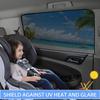 ZATOOTO Car Side Window Sun Shade 4 Pack, Window Shades For Baby Magnetic Mesh Sun Shade Protection From Heat And UV For Sleeping, Camping,