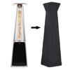 Outdoor Garden Patio Heater Cover Protector Canopy Patio Heater Dust Cover (Black 221x84cm)