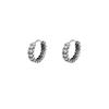 Vintage Heavy Industry Coin Earrings Copper Vein Circle Design Niche Personalized Women's Fashion Temperament Ear Jewelry
