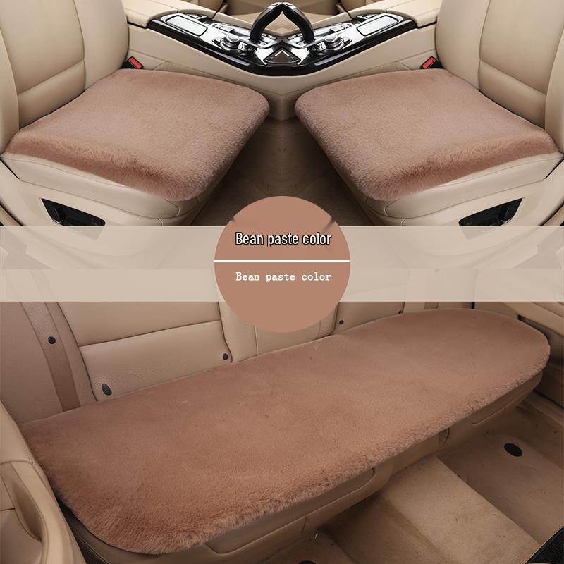 Set Universal de Perne de Pluș din Lână pentru Scaune Auto pentru Dongfeng Nissan Livina - Cald de Iarnă, Trei Piese