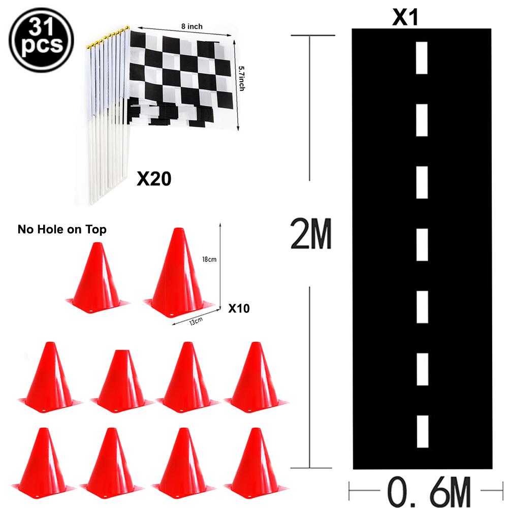 Checkered Race Car Party Black White Checkered Flag Tablecloth Road Tablecloth Racetrack TableCover Racing Birthday Party Decor