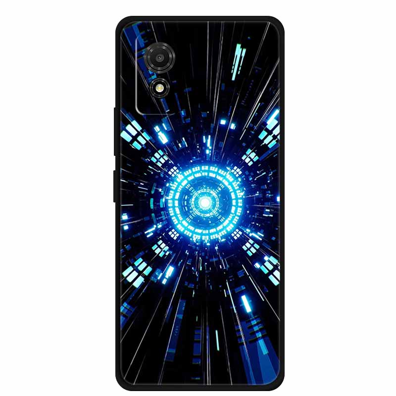 Hülle für TCL 501 Case T433D T433E Tiere Weiches Silikon Handyhülle für TCL 501 2024 Rückseite Schutzhülle Stoßfänger 6,78 Zoll Hülle