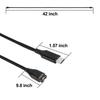 Konektor adaptéru nabíječky USB typu C/Micro/IOS na 4piny pro hodinky Garmin Fenix 7/6/5/7X/6X/5X/ Venu 2 plus Převodník nabíjení