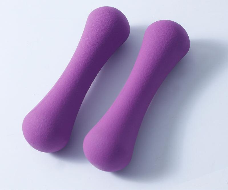 

Женская гантель для домашнего тренажерного зала, цельный чугун с пластиковым покрытием 1kg pair фиолетовый