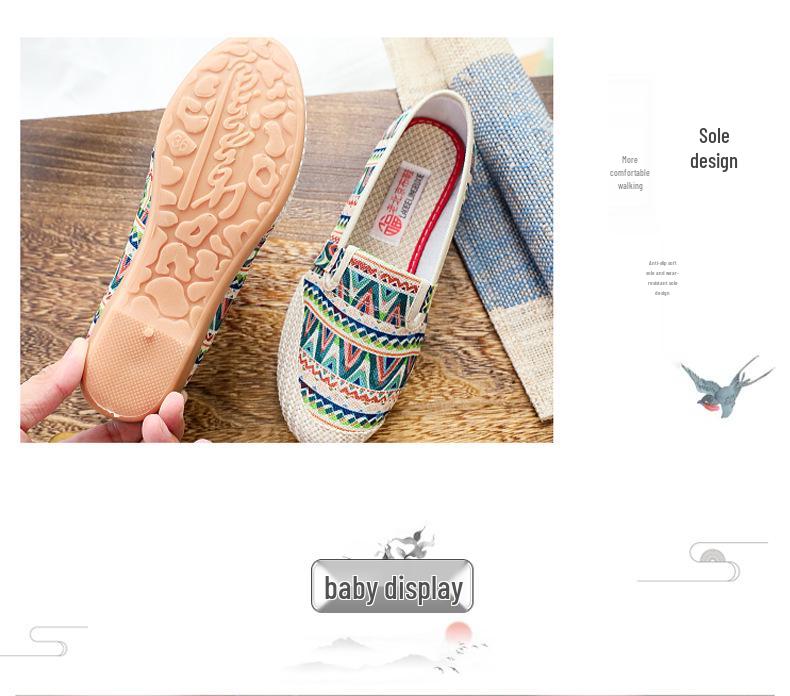 2025 Women's Spring & Autumn Non-Slip Canvas Espadrilles – Comfortable Slip-On Casual Shoes