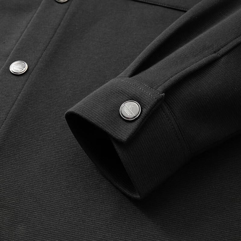 Men's Plus Size Casual Button-Down Jacket