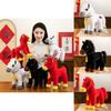 Chinese Zodiac Year Of The Horse Plush Toy With Pp Cotton Filling For Kids And Giftgiving