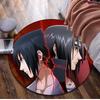 1Pc Uchiha Itachi Circular Print Rug - home decoration Carpet For Living Room Bedroom Flooring Computer Chair Area Rug