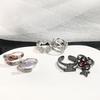 Niche Design Sense Cold Wind Snake Ring Stacking High Sense Personality Zir*****Pen Ring Female Tide