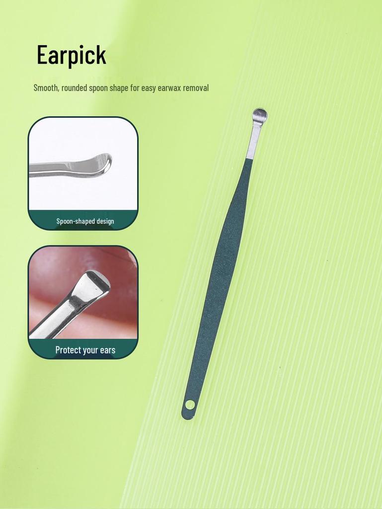 6-Piece Nail Clipper and File Set with Leather Case - Manicure Gift Kit