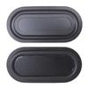 2Pcs Oval Shape Bass Diaphragm Black Auxiliary Bass Vibration Plate  Speaker DIY Modification
