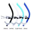 Center-Mount Front Mouthpiece Silicone Snorkel Diving Tube Front Head Snorkel for Snorkeling Scuba Diving Freediving Swimming