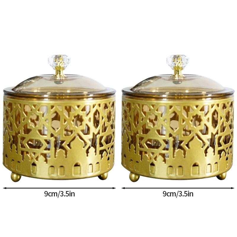 Ramadan Mubarak Trays Ramadan Decor 2026 Eid Mubarak Acrylic Snack Dishes Ornaments Islam Muslim Festival Party DIY Decoration