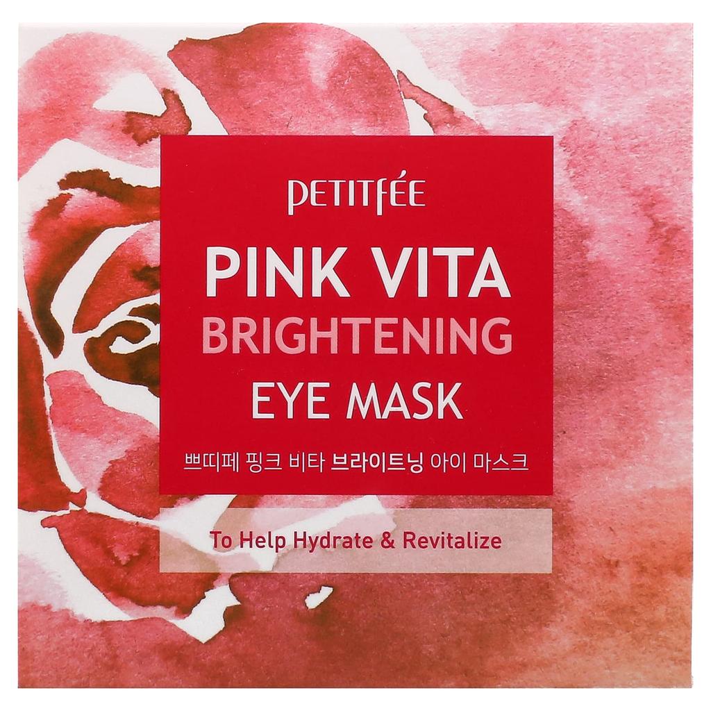 PINK VITA BRIGHTENING EYE MASK, 60 Count, 70G