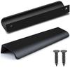 Furniture Handle For Kitchen Cabinets, Drawers, Edge, Black 130