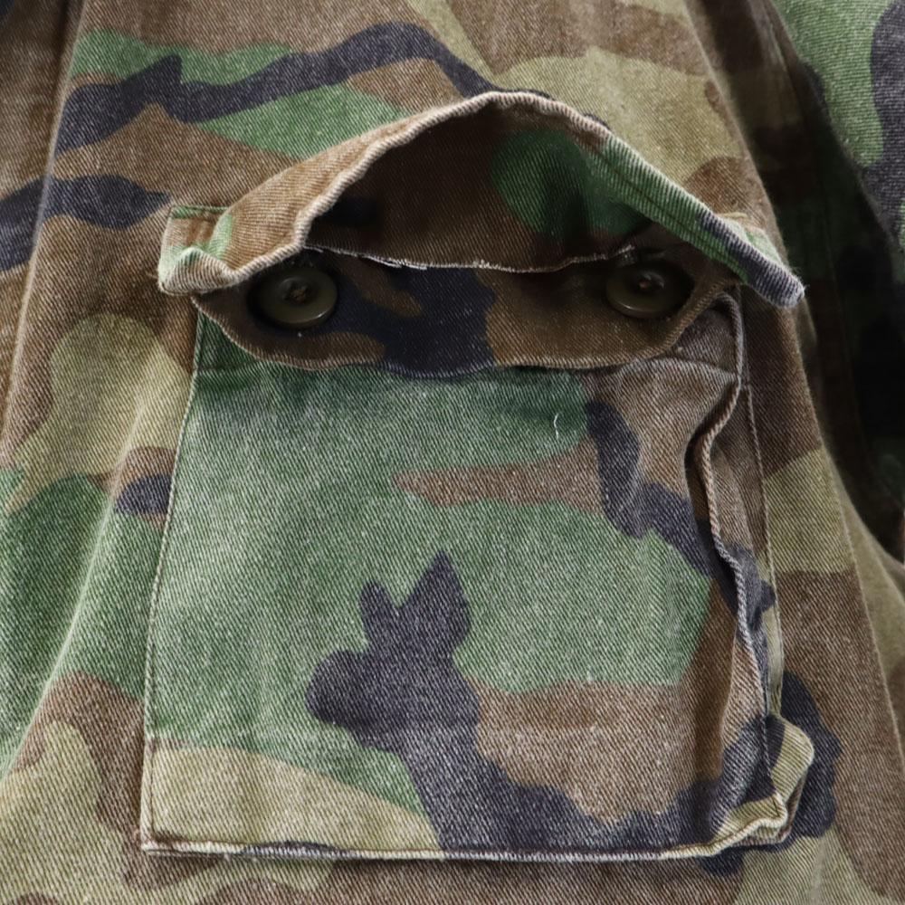 Mnml Camouflage Pattern Military Jacket XL Khaki Camouflage Men's Used